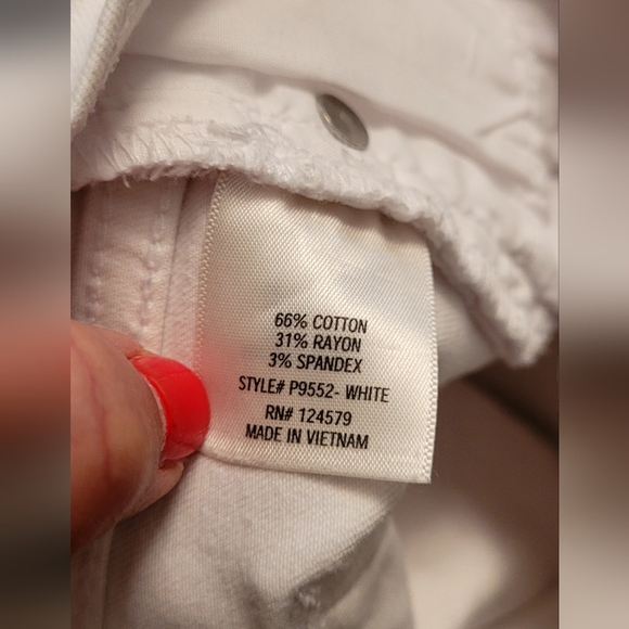 White Distressed Denim - Picture 7 of 7